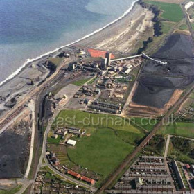 Dawdon Colliery c 1991.         Copyright FlyingFotos  www.seahamfromtheair.co.uk