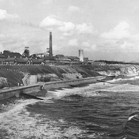 North Road and Vane Tempest Colliery from the N Battery headland c 1960.