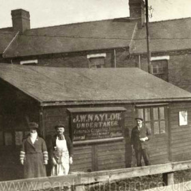 JW Naylor, undertaker in Blackhall c1914