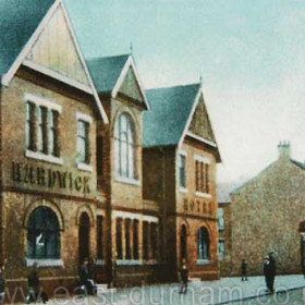 The Hardwick Hotel  in Middle Street was the first public house in Blackhall Colliery. Built by Nimmo of Castle Eden Brewery, it opened in 1914. 
Photograph and caption from Bob Williams
