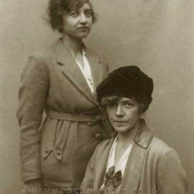 Miss Polly Willis and Miss Dolly McKay Bottleworks School teachers 1930's