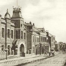 Rear of Drill Hall in Castlereagh Rd c 1910