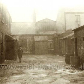 Yard of 9 Back North Railway Street c1934