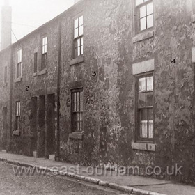 1-4 North John St, my great great grandfather Thomas Angus (1822-1866), a ships captain,  lived here at number 1 (Peat's Yard) after his marriage in 1849 before moving to Marlborough St by 1861. Both my great grandfather James and his sister Annie were born in this house.
The yard of this house can be seen at STCA 42 & 43