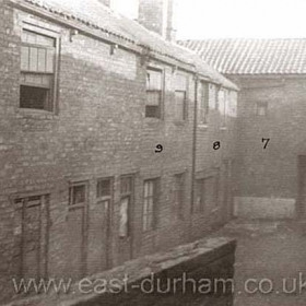 The south side of Summerson's Buildings yard in Back Henry Street c1934