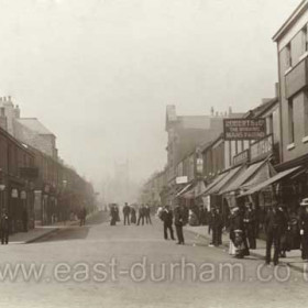 Looking west up Church Street not later than 1911.