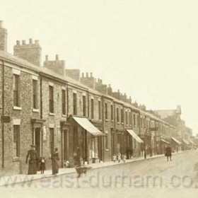 Church St probably around 1905, not earlier, with sailor in centre of road with frock coat, tight stockings or leggings. and shoulder length hair, see next picture. Church St still largely residential N Railway St, North Tce and to a lesser extent South Railway St were still the main shopping areas. Wm Storey appears as a Grocer/Chemist at 32 Ch St in 1873, by 1879 he had moved across the street to number 43 shown here, by 1899 he had dropped the groceries and was listed as a chemist, he ceased trading between 1914 and 1921.