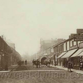 Looking west up Church Street sometime between 1908 and 1914.