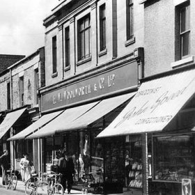 Woolworth's store in Church Street 1970.Opened 1936, closed 1980s