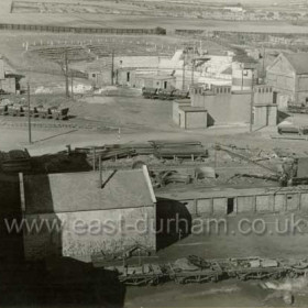 Pond from Dry Cleaning Plant c1958