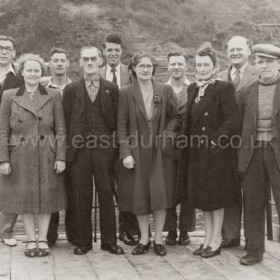 Dawdon Colliery Swimming Club committee in the 1950s