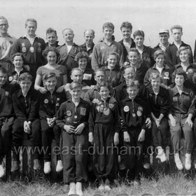 Diving School, date not known.
The ASA Diving School was held annually at Dawdon in the 1950s