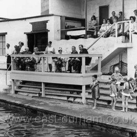 Beauty contest held at Dawdon Pit Pond in aid of RNLI in 1968.