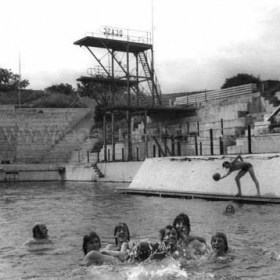 Dawdon Colliery Amateur Swimming Club-the Pit Pond in 1971.