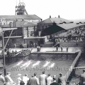 Dawdon Colliery Amateur Swimming Club gala in 1952.