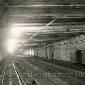 Castlereagh Shaft sidings, looking east in 1958.