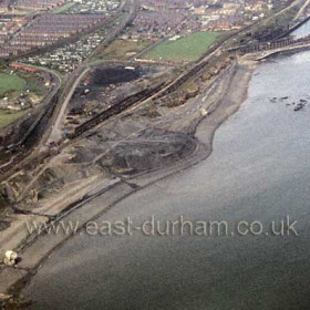 Coastline between Dawdon Colliery and Dock around 1990.