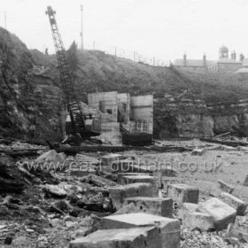 Terrace Beach, Londonderry Offices at top right.  31/1/1953