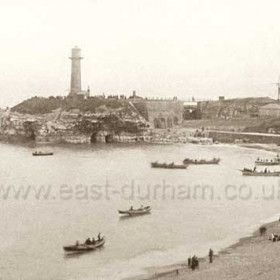 Regatta day. An annual event during the !880's and 90's it featured cobble and canoe races among the events.Photograph probably 1896 or earlier.