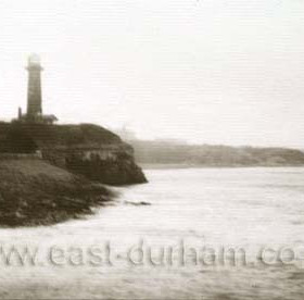 Early photograph taken from the original North Pier.