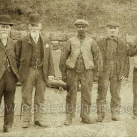 James McElwee (at right) born Londonderry 1842 died Seaham, worked at the docks as a trimmer.  
Photograph and info from Jim Kennedy