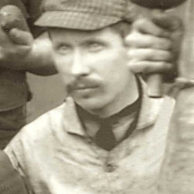 C EMBLETON, tradesman at Seaham Colliery. Photograph 1890.