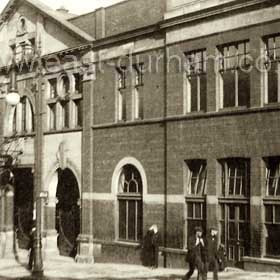 Next to Caslaw Hayter and Tate the Sans St Mission was a well used Methodist  centre. The building was in fact in High St West not Sans St.
Photograph Norman Kirtlan, information from Len Charlton.