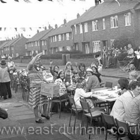 Queen Elizabeth's Silver Jubilee 1977.
Eastlea Road Street Party.