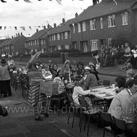 Queen Elizabeth's Silver Jubilee 1977.
Eastlea Road Street Party.