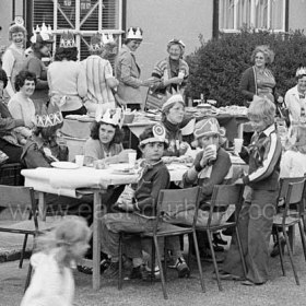 Queen Elizabeth's Silver Jubilee 1977.
Eastlea Road Street Party.