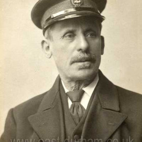 William Miller, crew member of Seaham Lifeboat 34 years, coxwain 24 years from 1895-1919. He had served on the "Sisters Carter of Harrogate", "Skynner", "Bradford" and "Elliot Galer", the last three as cox'n.He was succeeded by REH MillerWilliam Miller died April 22 1926 aged 66.Photograph from Gordon Quinn