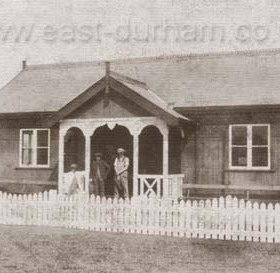 Old cricket pavilion at  Dawdon Colliery Recreation Ground (Green Drive). c 1930