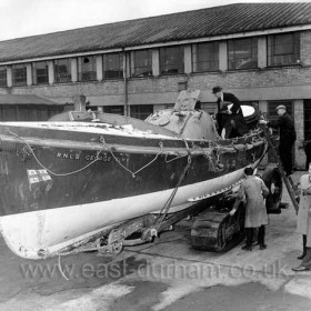 The George Elmy at Boreham Wood, Herts Depot of the RNLI around 27/11/1962