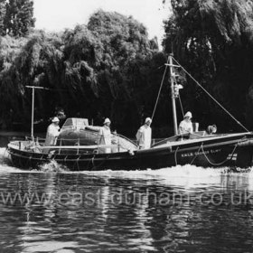 "George Elmy" on the Thames prior to her coming to Seaham in 1950.