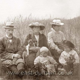 Seaham family group. Photograph probably c 1915