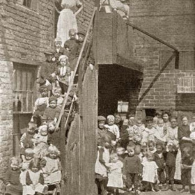 Hawkeys Yard in Back North Railway Street  1925.