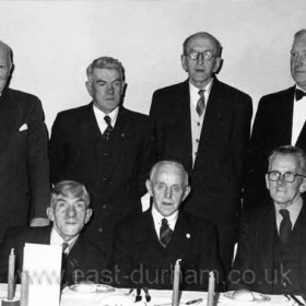 Seaham Scouts Jubilee Dinner 1961. Tom Cooper 2nd from left, standing,  Ernie Cooper, first left sitting.
Photograph and caption from Susannah Scotter (nee Watson)