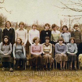 Pupils at Camden Square c1975. 
Gordon Griffiths (Griff) 5th from left in back row.