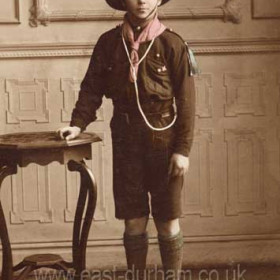 W J Renwick aged 12 later husband of Mrs A Renwick. Photograph c 1915