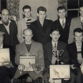 Members of Seaham Bird Club. Joseph Carr Jr back left in 1963.
Photograph from Brian Carr