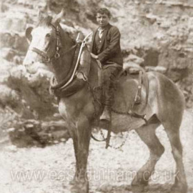 Henderson Chambers hauling sand from the beach early 30s