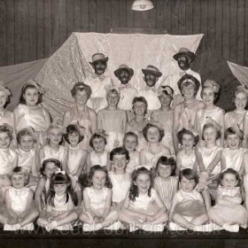 Deneside Mission Church, October 1962
Margaret Watt then Margaret Stephens is in the front row 3rd from left with a bow in her hair.
Photograph from Alan Watt
Photograph from Alan Watt