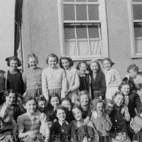 girls at Seaham Intermediate School in 1952, later Seaham Modern.
Photograph from Marjorie Howarth