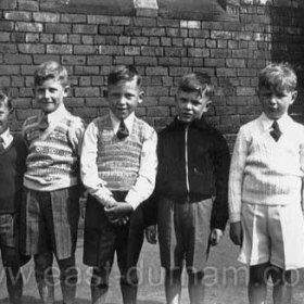 St Mary Magdalen's, Vane Tce 1951
L to R; Gerald Shaw, ?, Danny Cassidy, Joe Kennedy, ?, ?, Richard Reed.