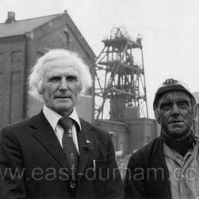 Arthur Lanes, Fred Gleghorn at Seaham Colliery in 1980.
Photograph from Marian Atkinson