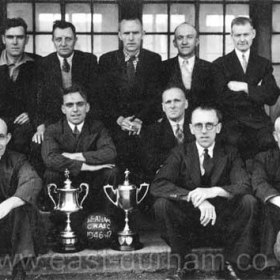 Seaham Colliery Welfare AFC committee in 1947
Photograph from Marian Atkinson