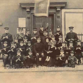 Salvation Army, Seaham Harbour Junior Drum and Fife Band, 1908.
Photograph from G Quinn