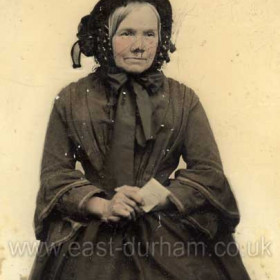 Ambrotype, a photograph on glass, this photograph probably dates from the 1850s.
This and many other portraits from the 1800s can be seen in the new section Cartes de Visite.
