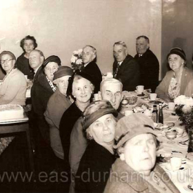 Parkside Aged People's Welfare Association, 6th anniversary, Nov 4th 1959.
Photograph from Lynn Veitch