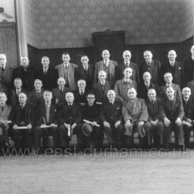 Dawdon Miners Lodge, presentation of Pioneers Diploma, Sunday April 14th 1957